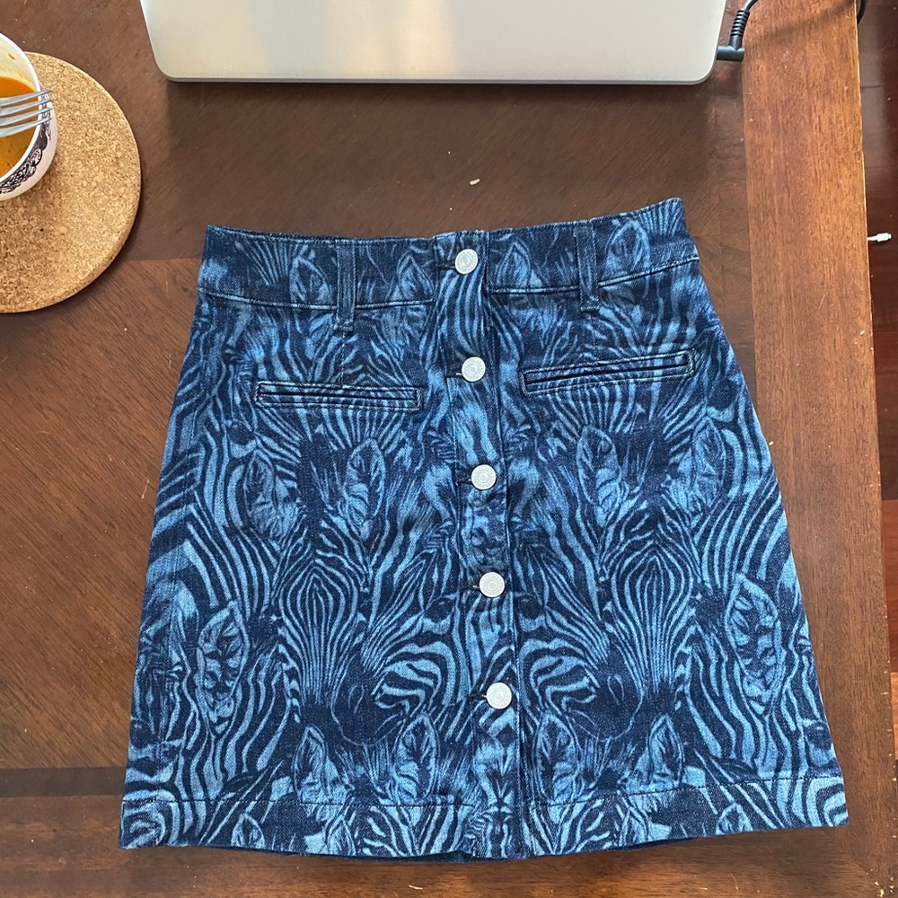 7 for all mankind . NWT denim skirt